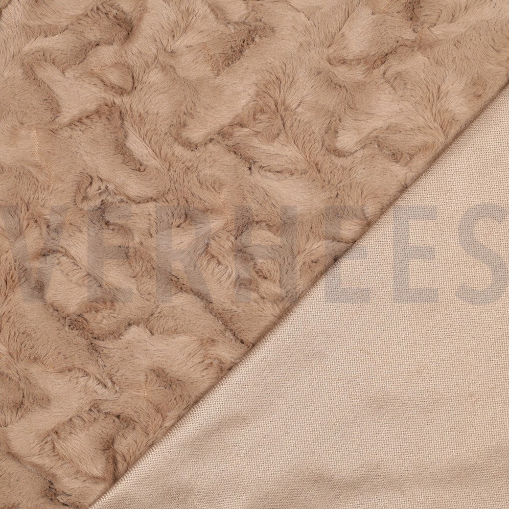 FAUX FUR LIGHT BROWN #7