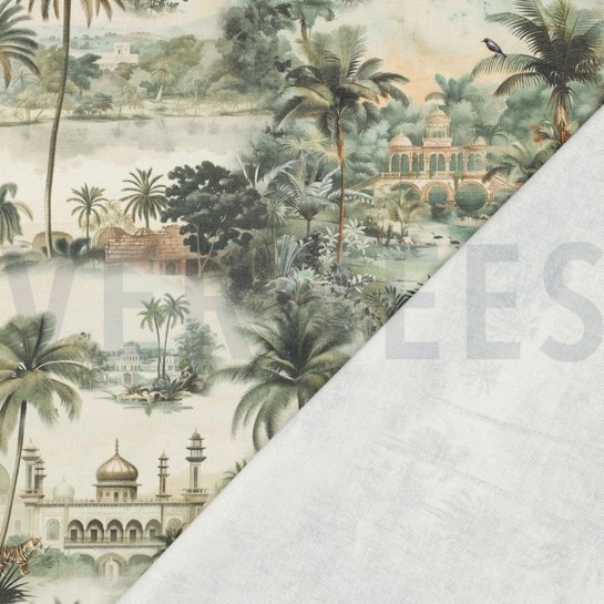 CANVAS DIGITAL TROPICAL FOREST SAGE #7