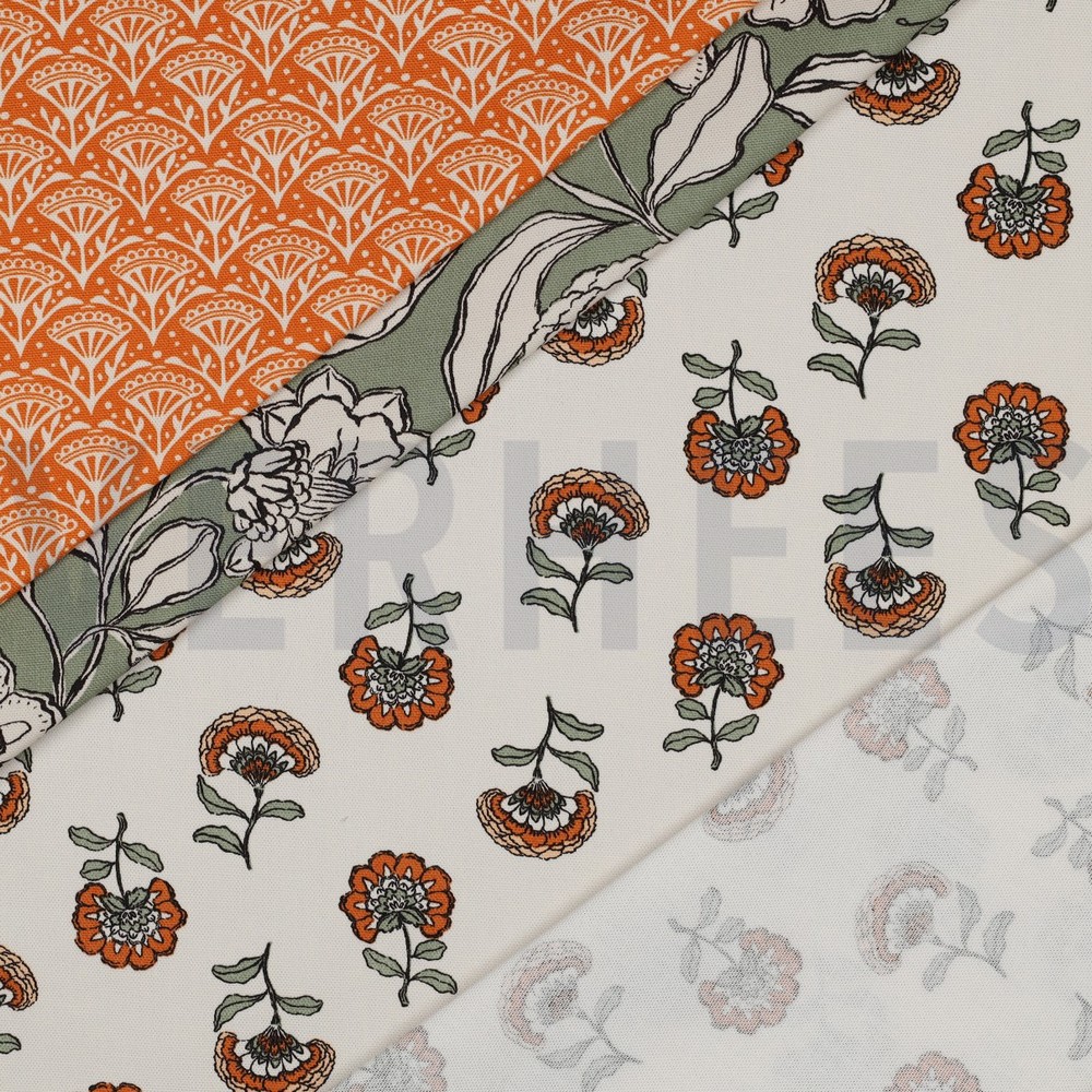 CANVAS BLUMEN ORANGE #7