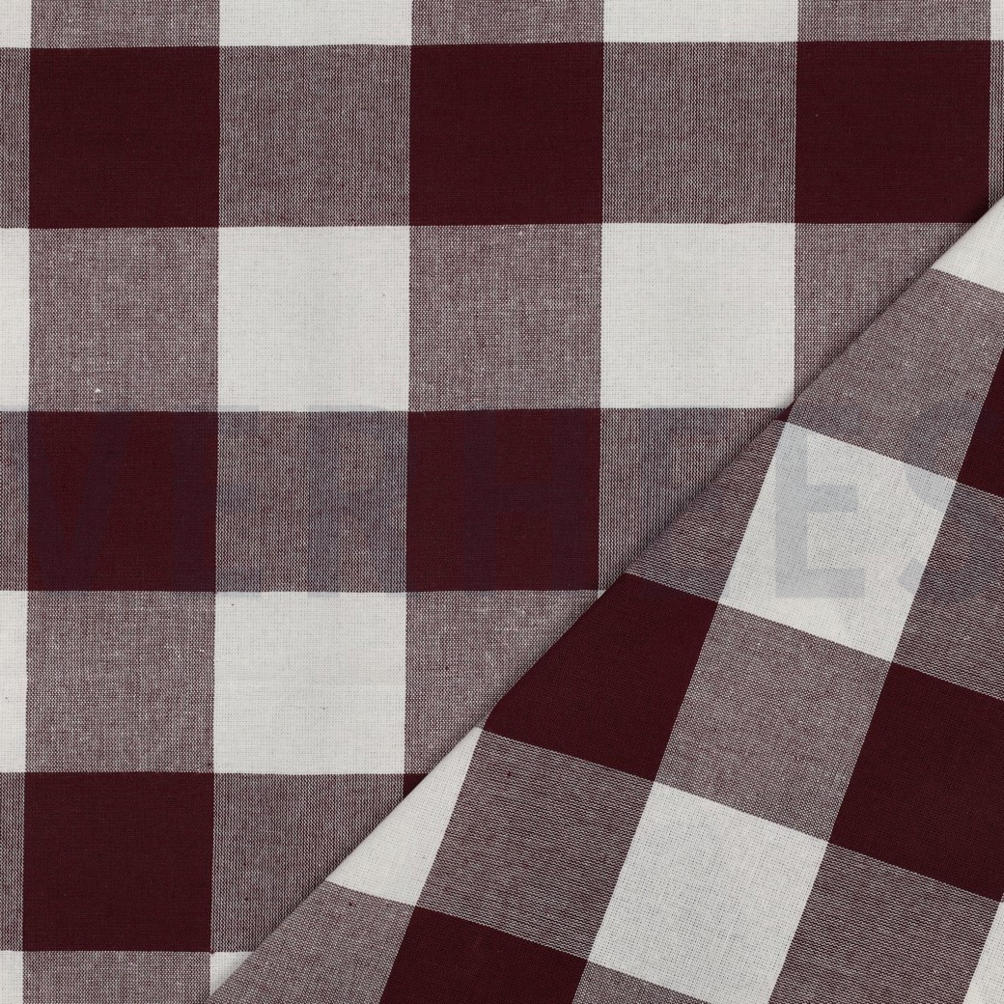 COTTON YARN DYED STRIPES & CHECKS AUBERGINE (high resolution) #4