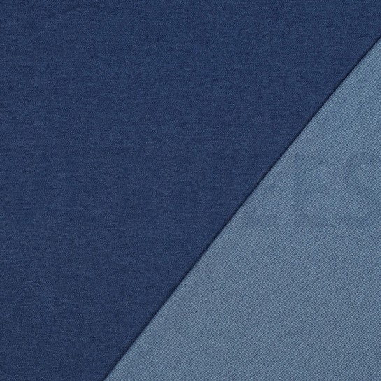 DENIM GEBREID TWILL BLAUW #7