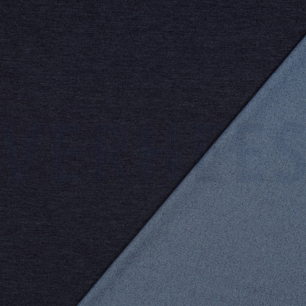 DENIM KNIT TWILL INDIGO BLUE #7