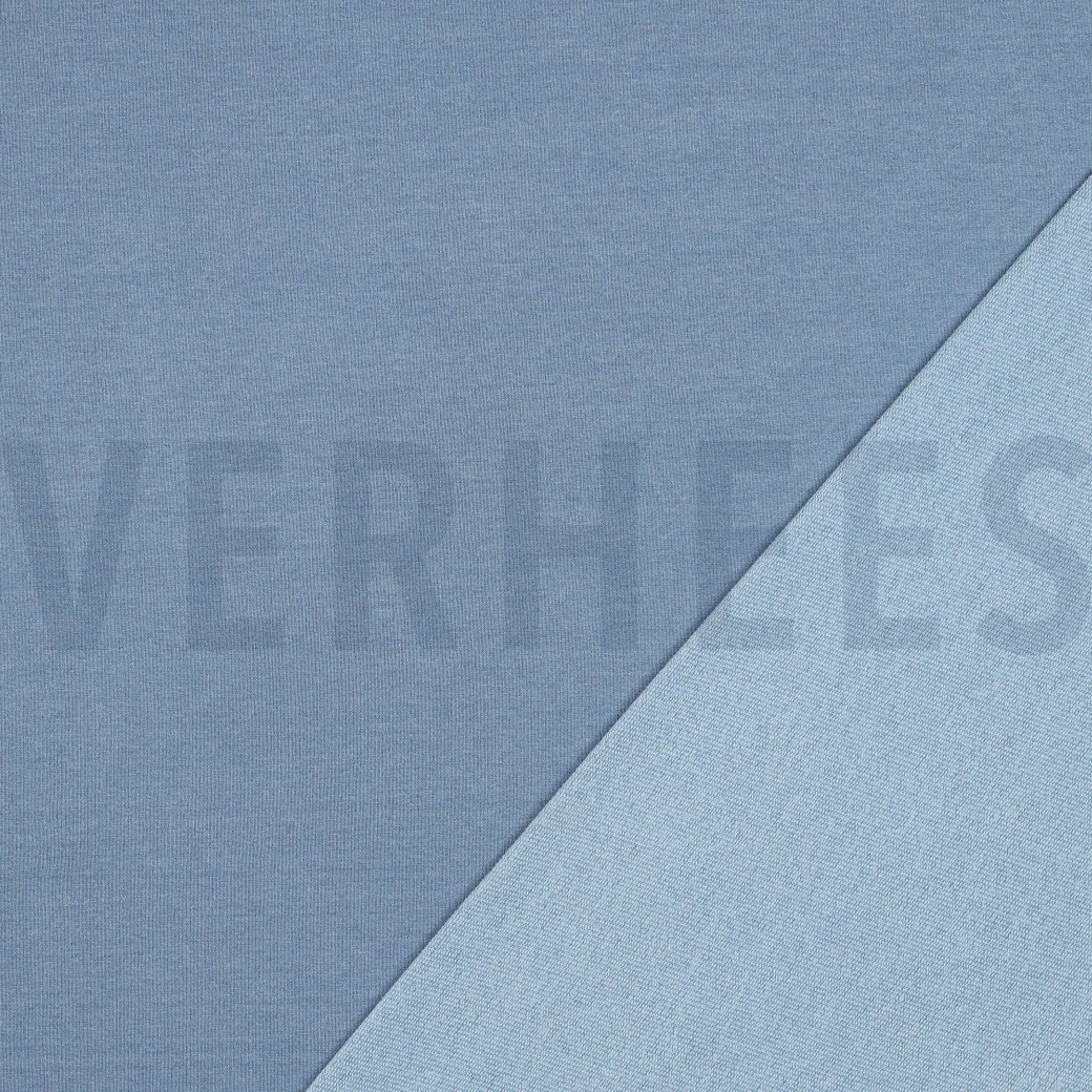 DENIM FRENCH TERRY BLEACHED #7