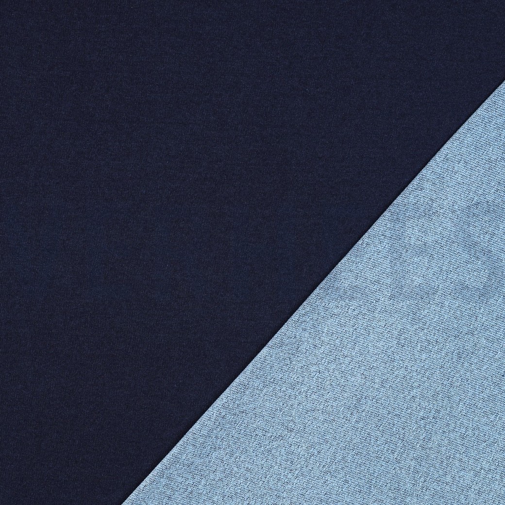 DENIM FRENCH TERRY DARK BLUE #7