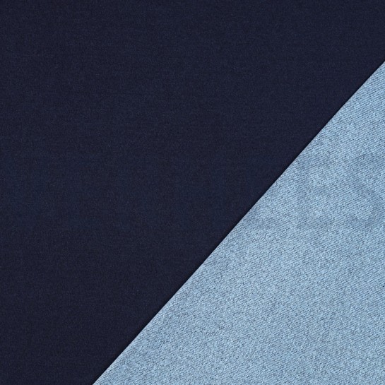 DENIM FRENCH TERRY DUNKELBLAU #7