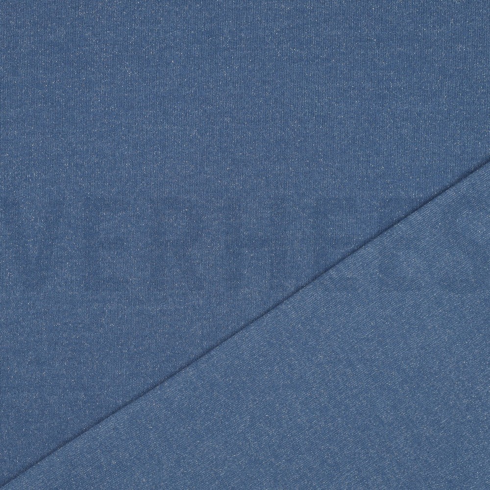 SWEAT LUREX BLEU CLAIR INDIGO #7