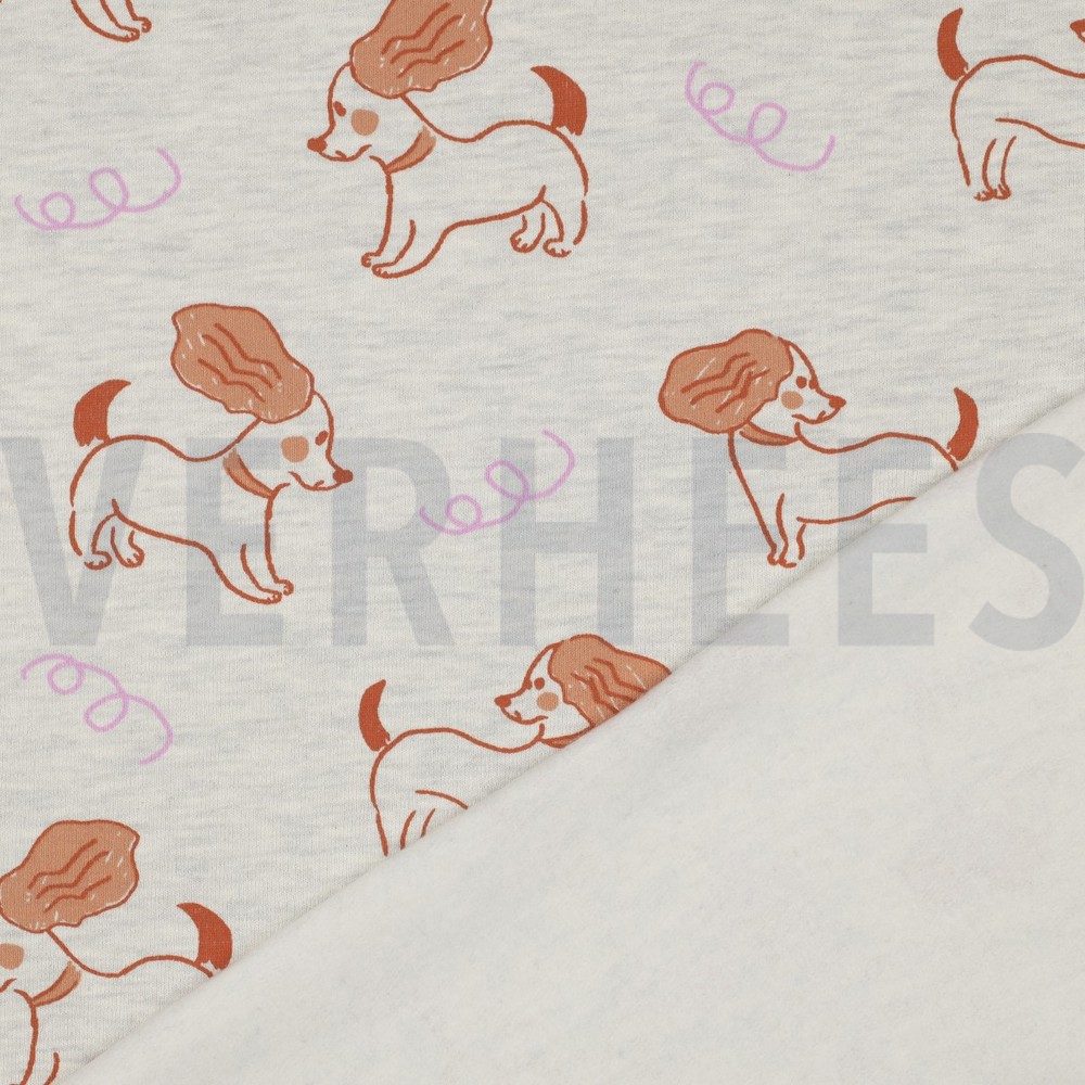 SWEAT MELANGE DOGS ECRU MELANGE #7