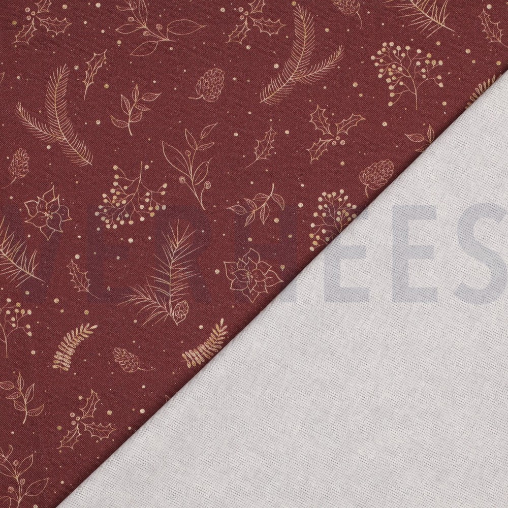 CANVAS DIGITAL CHRISTMAS HOME BURGUNDY #7