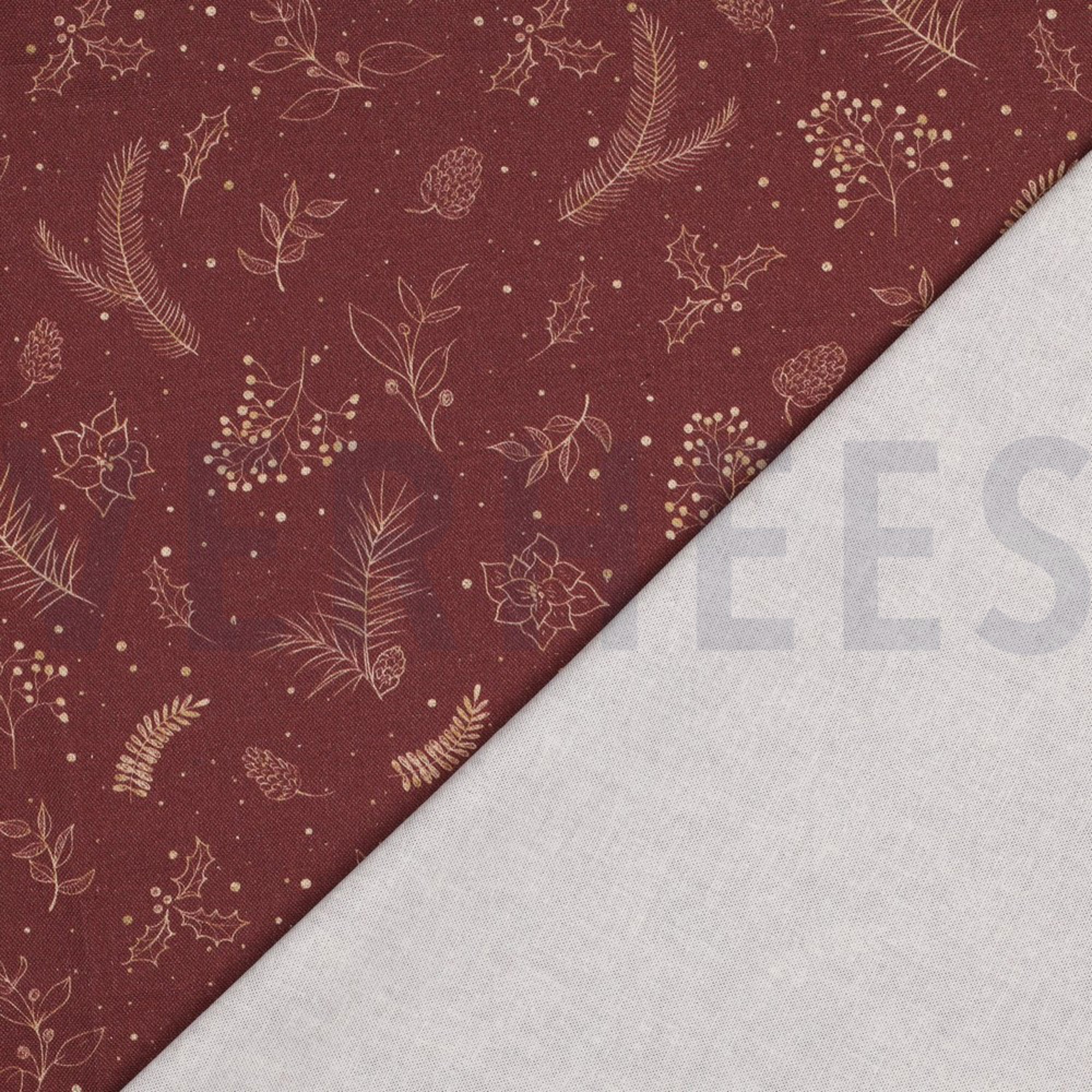 CANVAS DIGITAAL KERSTMIS HUIZEN BORDEAUXROOD (high resolution) #4