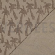 COTON ÉPONGE TRICOT PALMIERS SABLE (thumbnail) #4