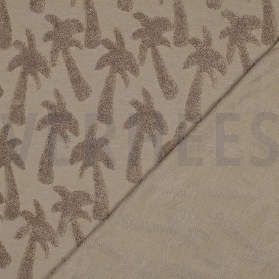 COTON ÉPONGE TRICOT PALMIERS SABLE #7