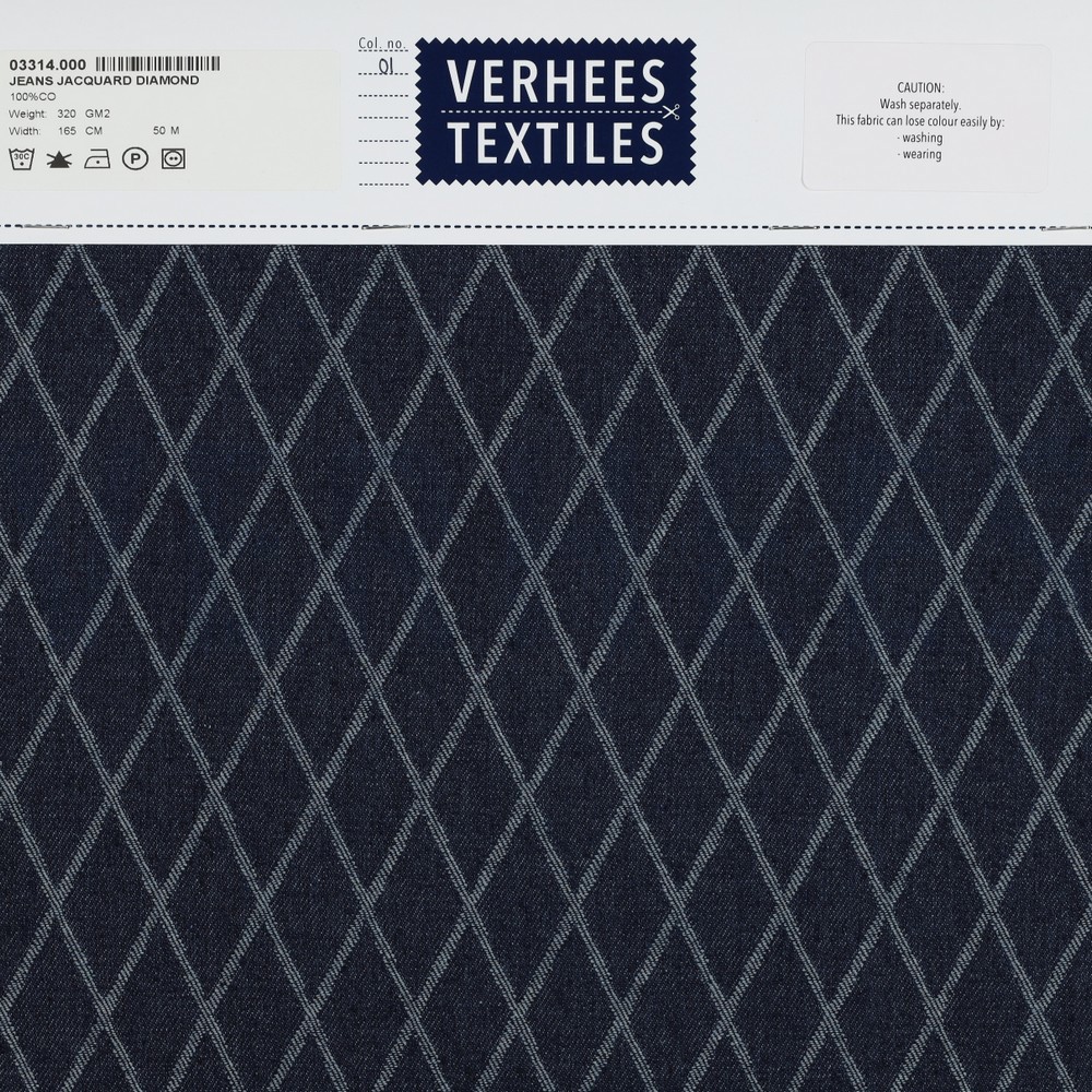JEANS JACQUARD DIAMANTEN INDIGO #7