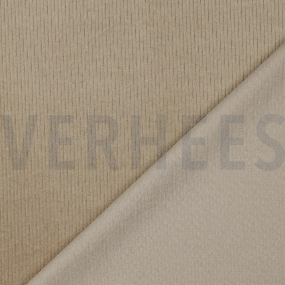 CORDUROY GEWASSEN 6W STRETCH ZAND #7