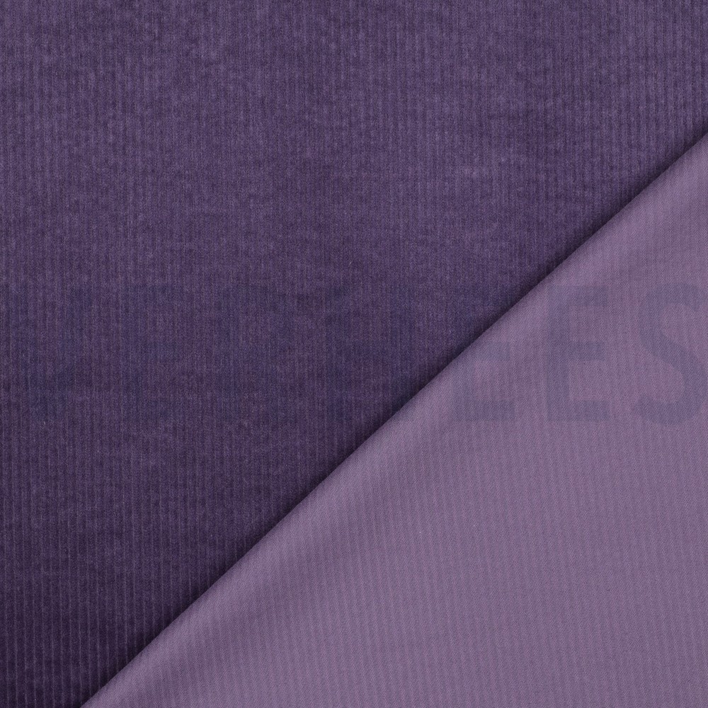 CORDUROY WASHED 6W STRETCH DARK LAVENDER #7