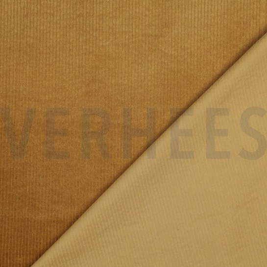 CORDUROY GEWASSEN 6W STRETCH MOSTERDGEEL #7