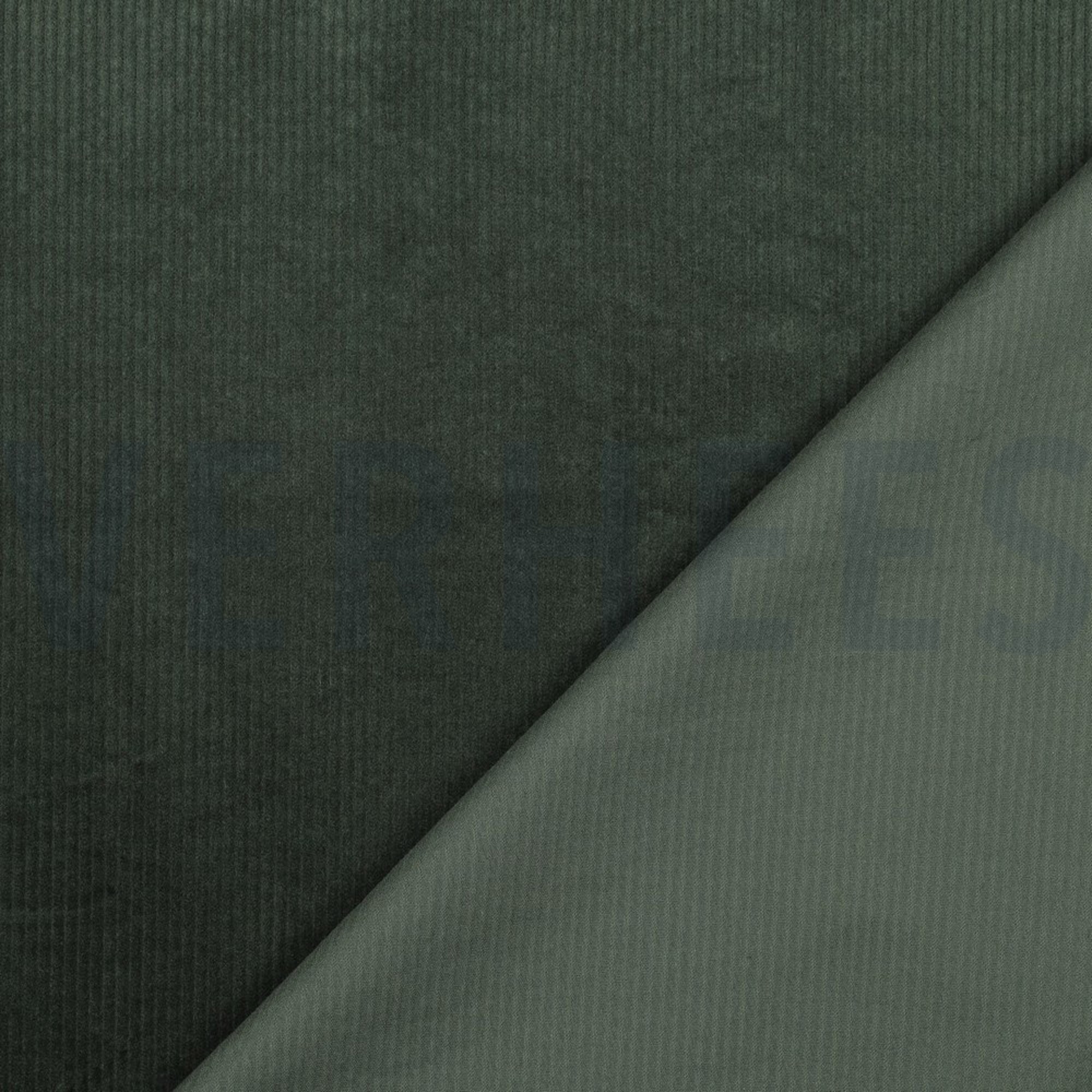 CORDUROY WASHED 6W STRETCH DARK GREEN (high resolution) #4