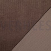 VELOURS CÔTELÉ LAVÉ 6W STRETCH BRUN FONCÉ (thumbnail) #4