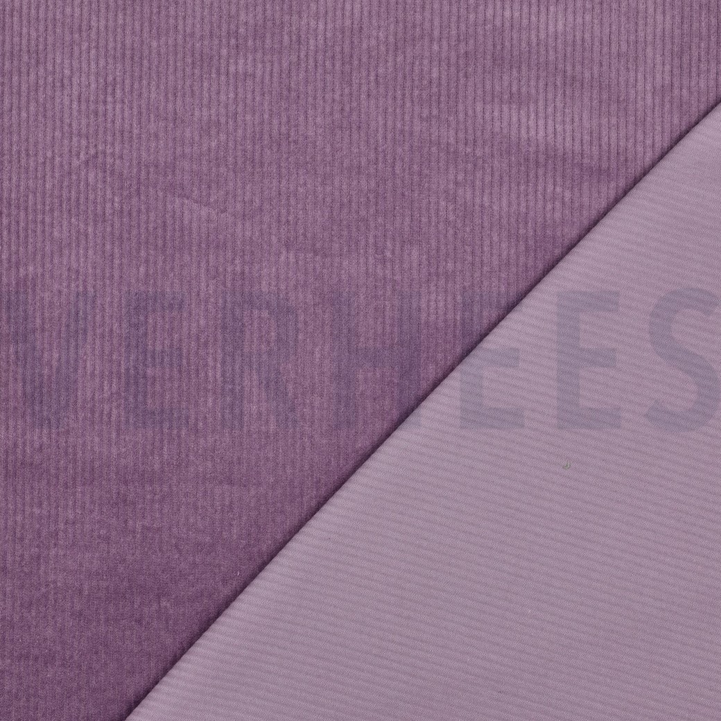 CORD GEWASCHEN 6W STRETCH LILA #7