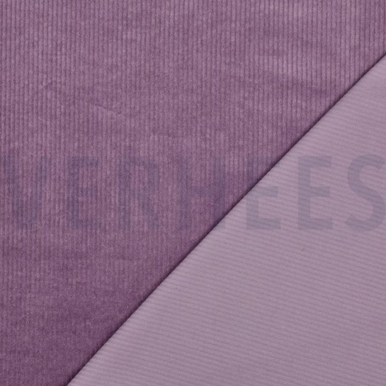CORD GEWASCHEN 6W STRETCH LILA #7