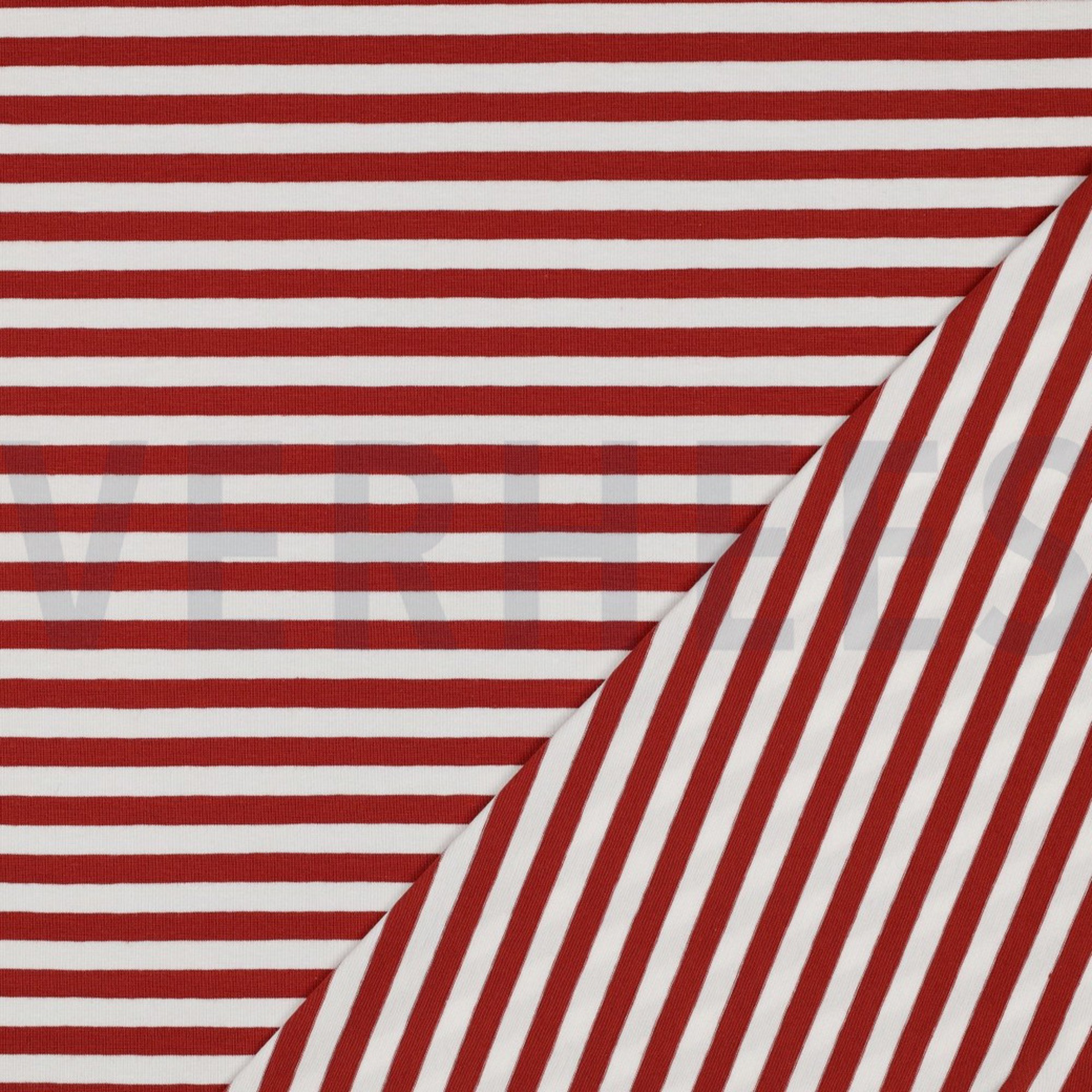 JERSEY GARNGEFÄRBT STREIFEN BRICK (high resolution) #4