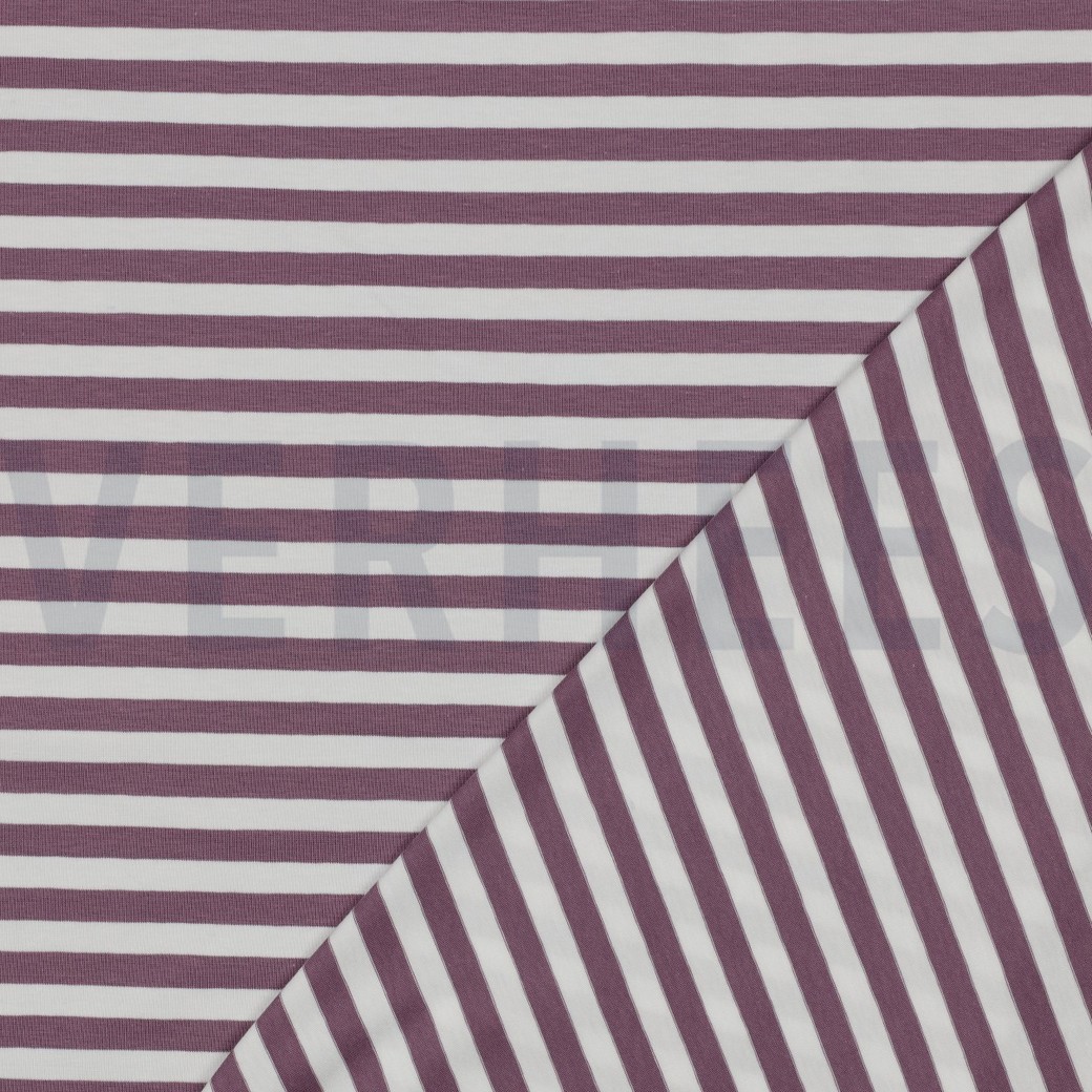 JERSEY GARNGEFÄRBT STREIFEN LILA/VIOLETT #7