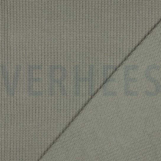 BAUMWOLLE STRICK ALTGRÜN #7