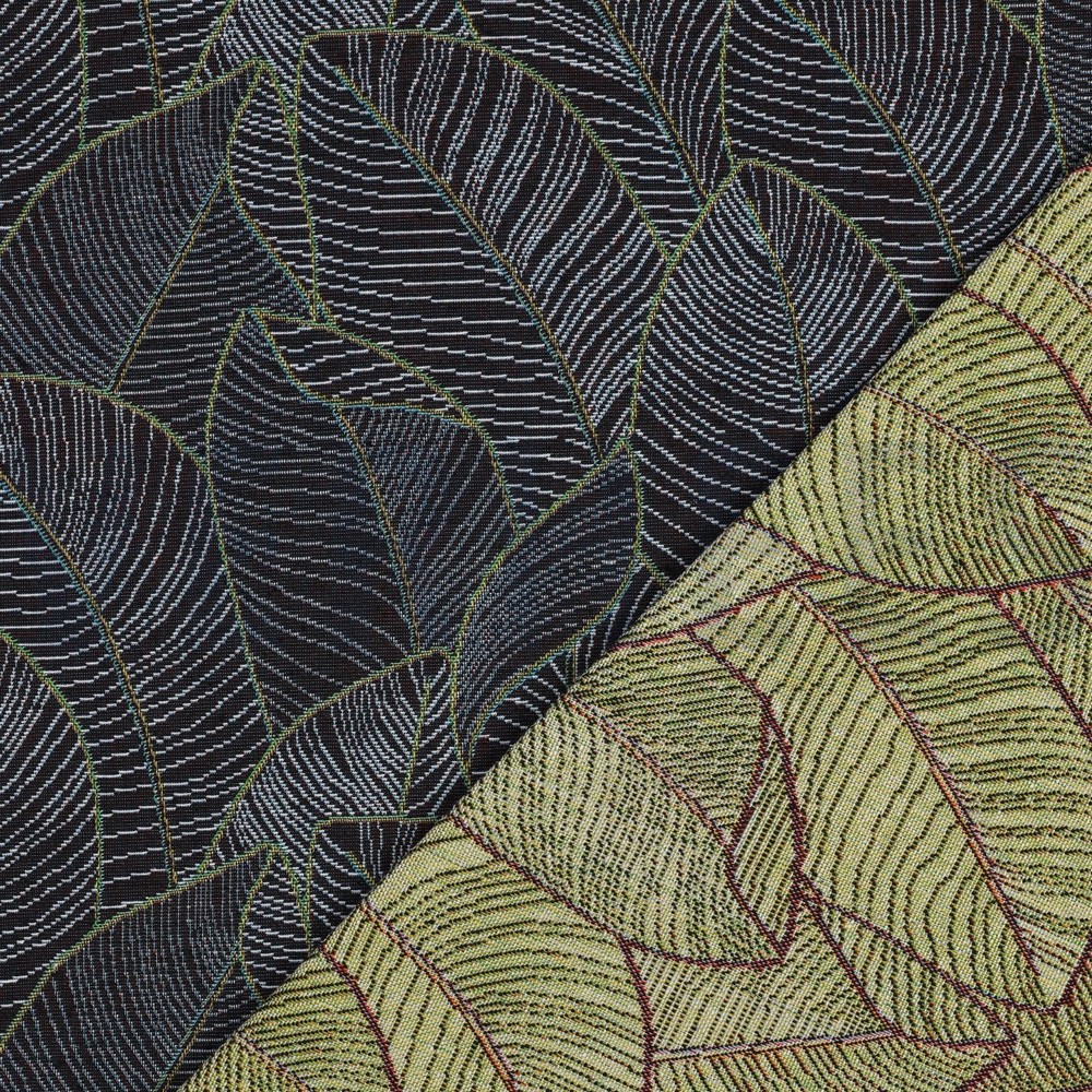 GOBELIN LEAVES DARK BLUE #7