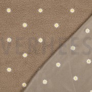 TEDDY EMBROIDERY FLOWERS TAUPE (thumbnail) #4
