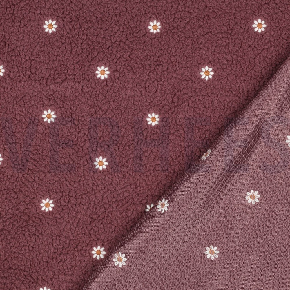 TEDDY EMBROIDERY BLOEMEN ROZENHOUT #7