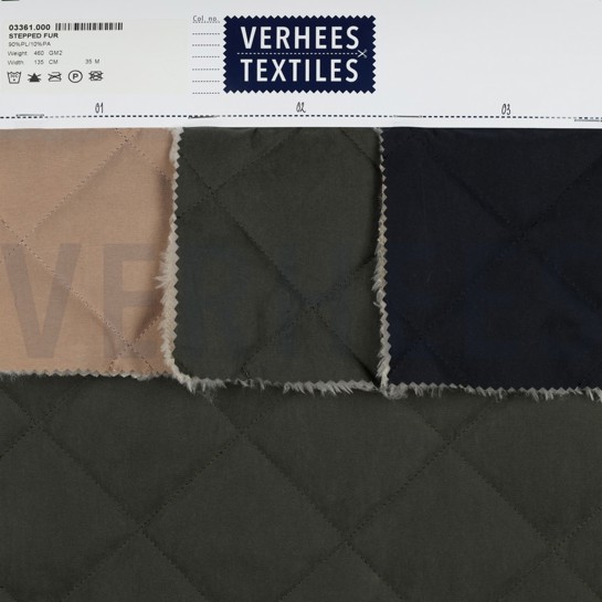 MATELASSÉ FAUX FUR CAPPUCCINO #7