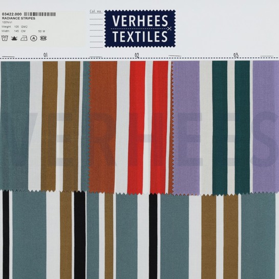 VISCOSE RADIANCE STRIPES PURPLE #7