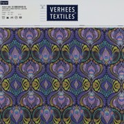 VISCOSE LUREX DIGITAL LEAVES PURPLE (thumbnail) #4