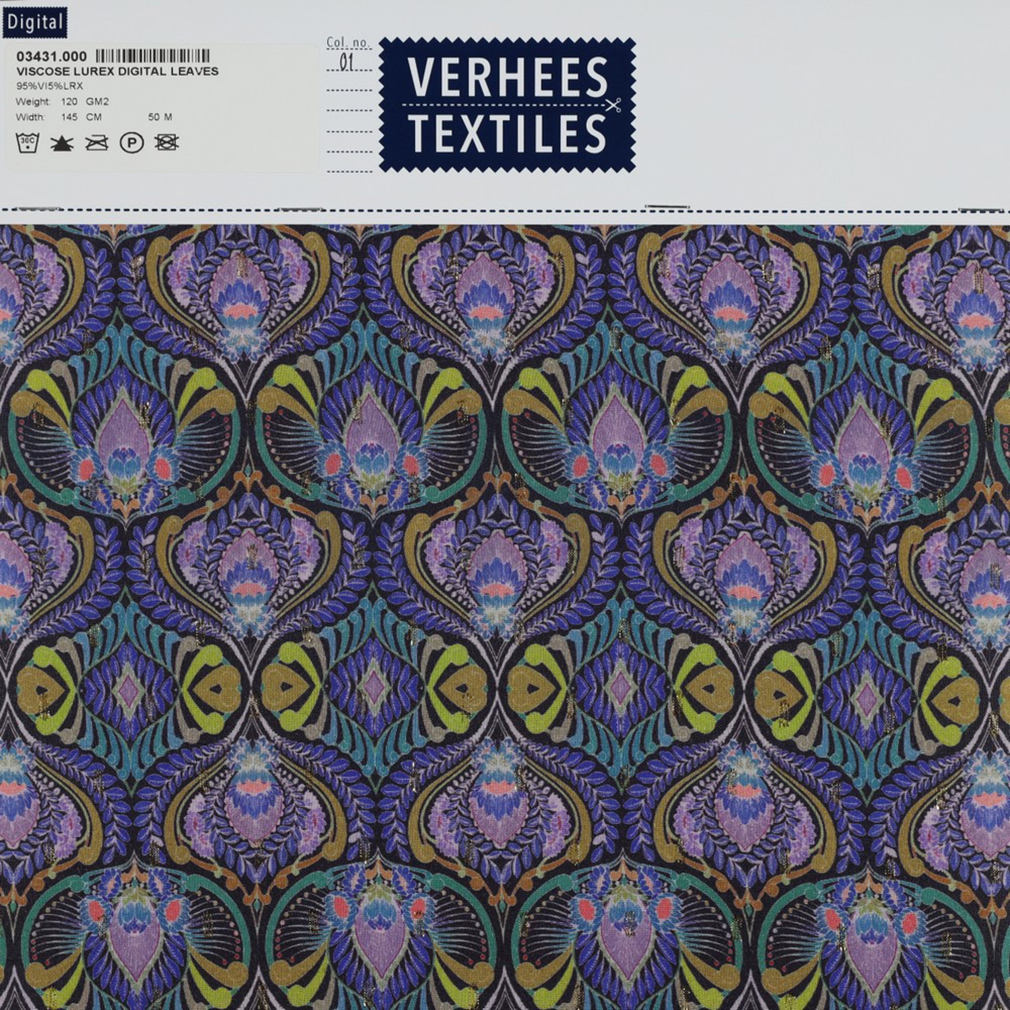 VISCOSE LUREX DIGITAL LEAVES PURPLE (high resolution) #4