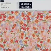 COTON VOILE DIGITAL FLEURS PÊCHE (thumbnail) #4