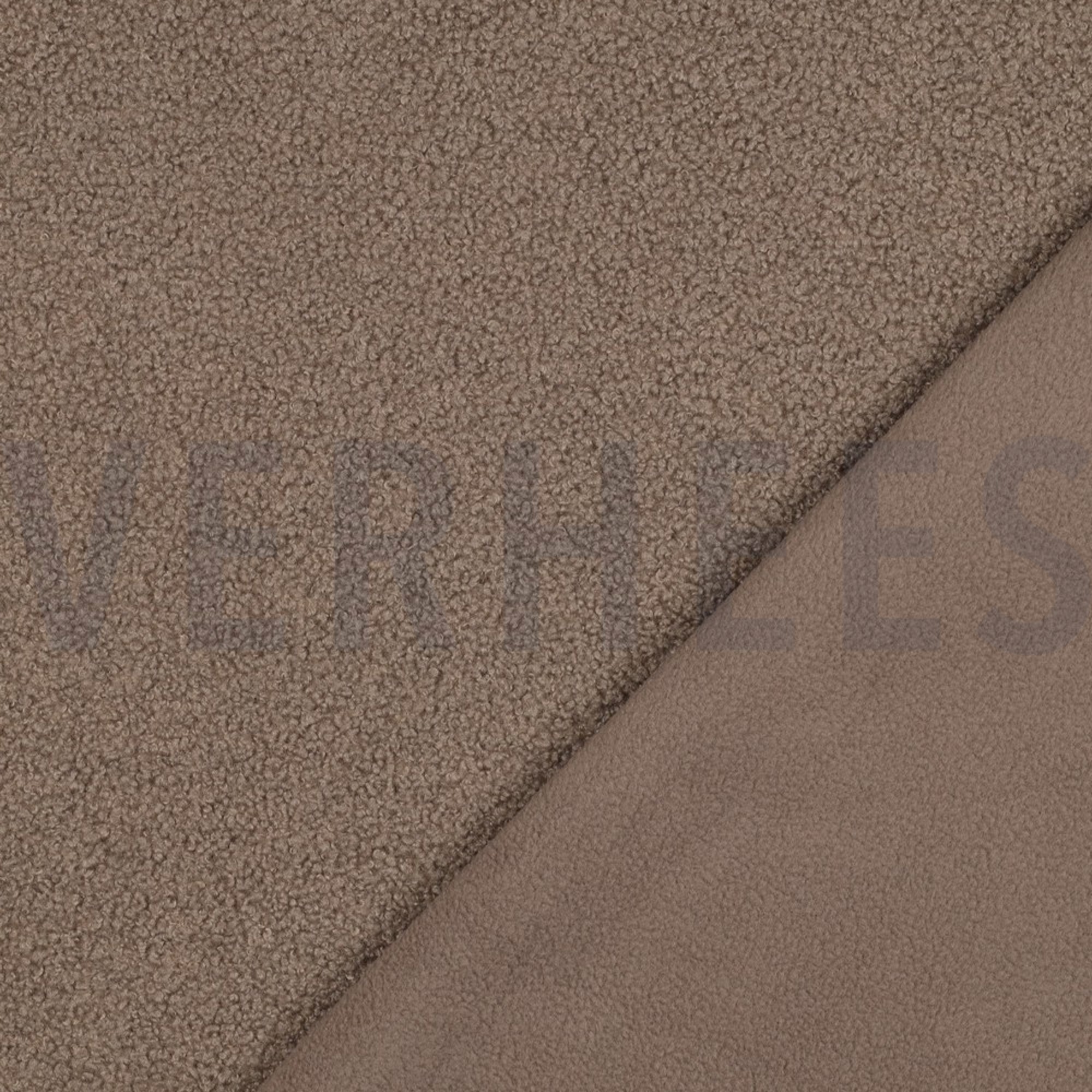 TEDDY FLEECE DOUBLE SIDED TAUPE (high resolution) #4