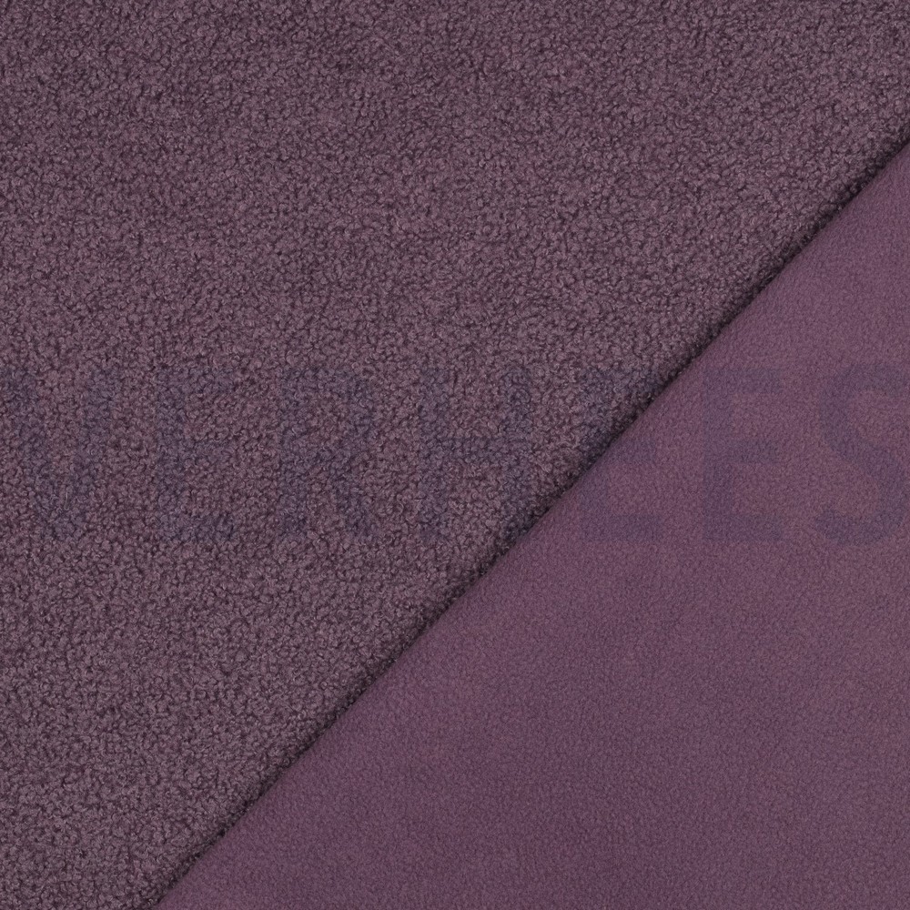 TEDDY FLEECE DOUBLE SIDED MULBERRY #7
