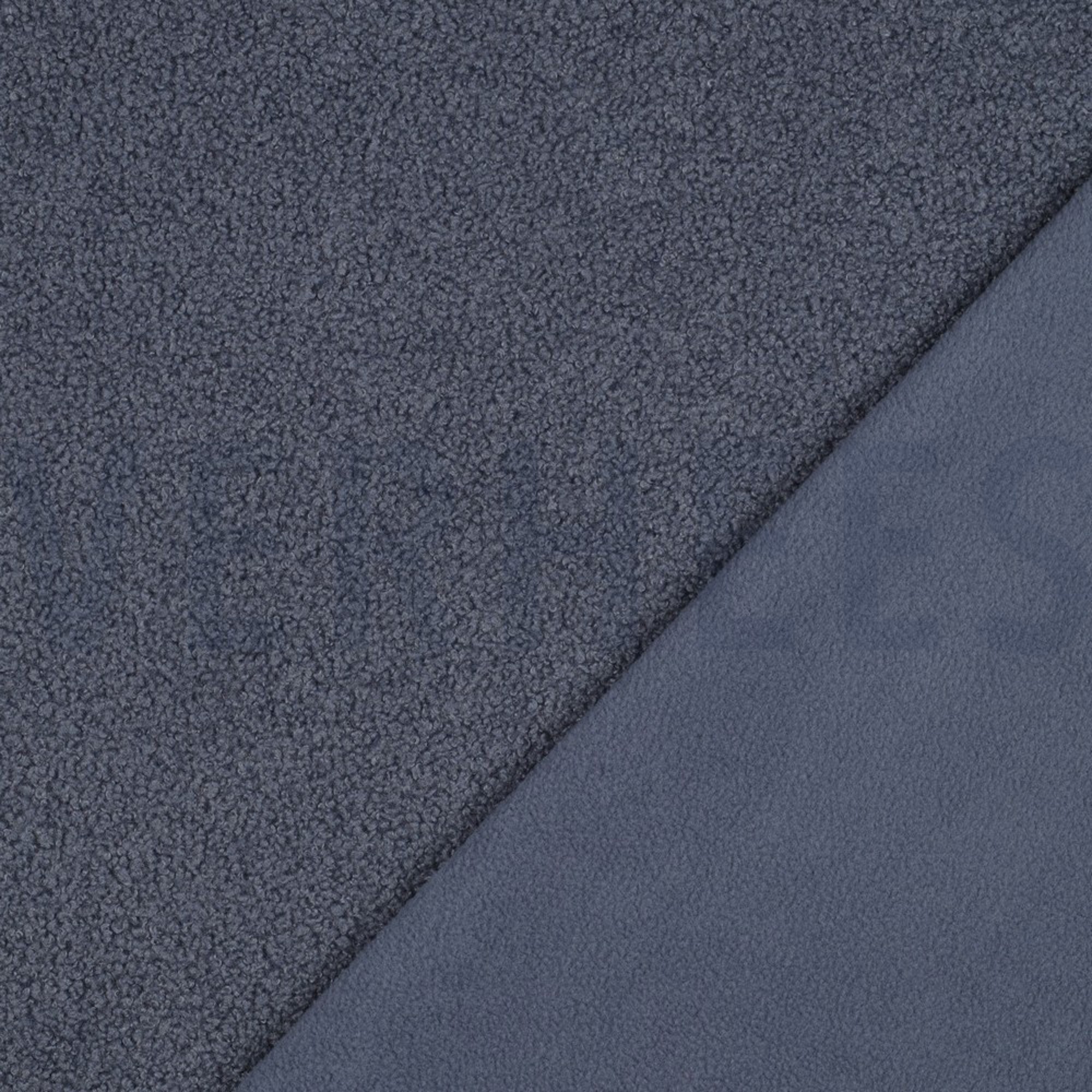 TEDDYSTOFF FLEECE DOUBLE SIDE JEANSBLAU (high resolution) #4