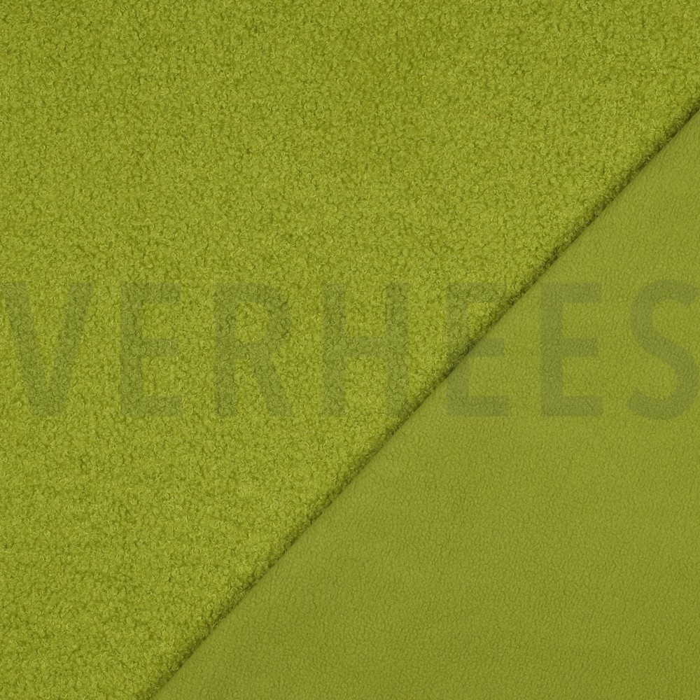 TEDDY FLEECE DOUBLE SIDED OLD LIME #7