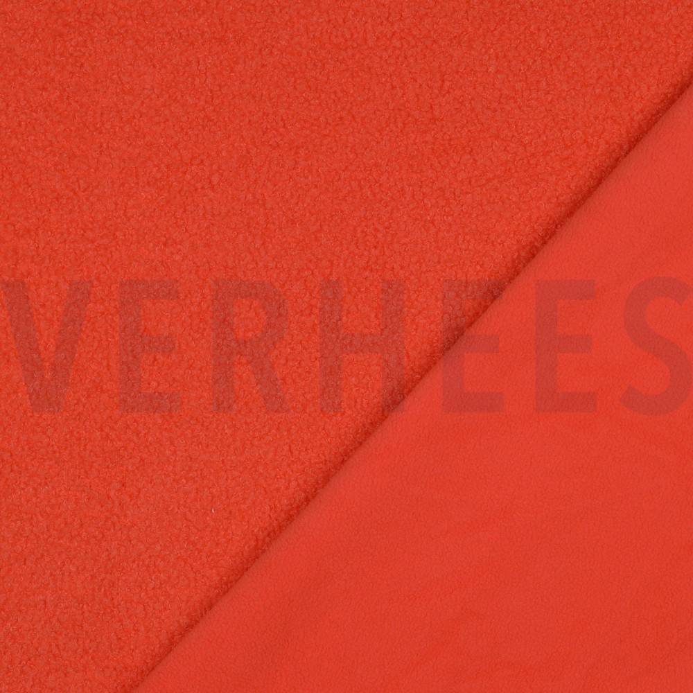 TEDDY FLEECE DOUBLE SIDED TANGERINE #7