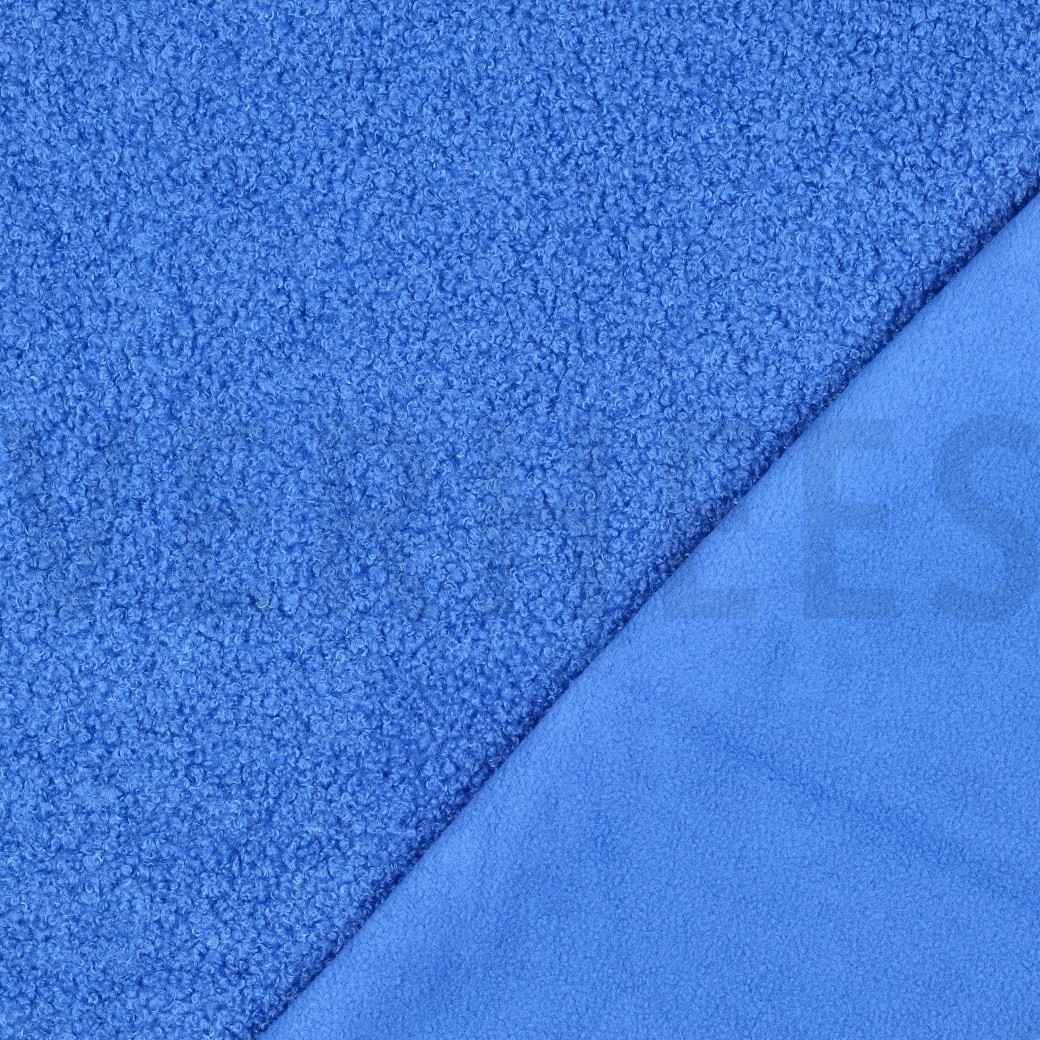 TEDDY POLAIRE DOUBLE FACE BLEU COBALT #7