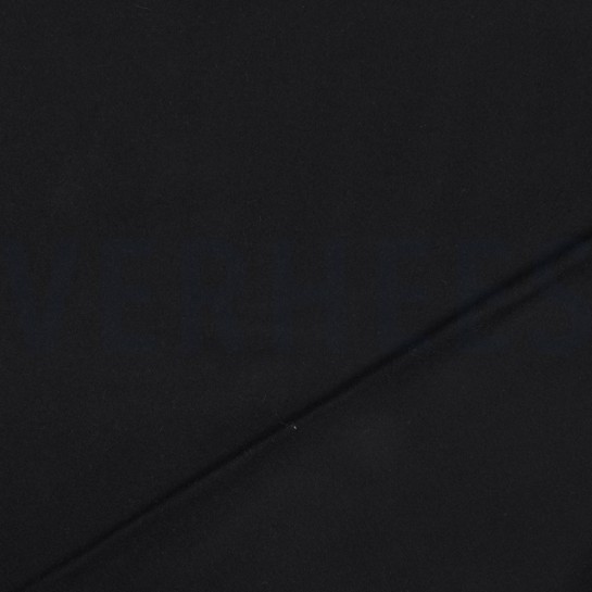 BAUMWOLLE FLEECE GOTS SCHWARZ #7