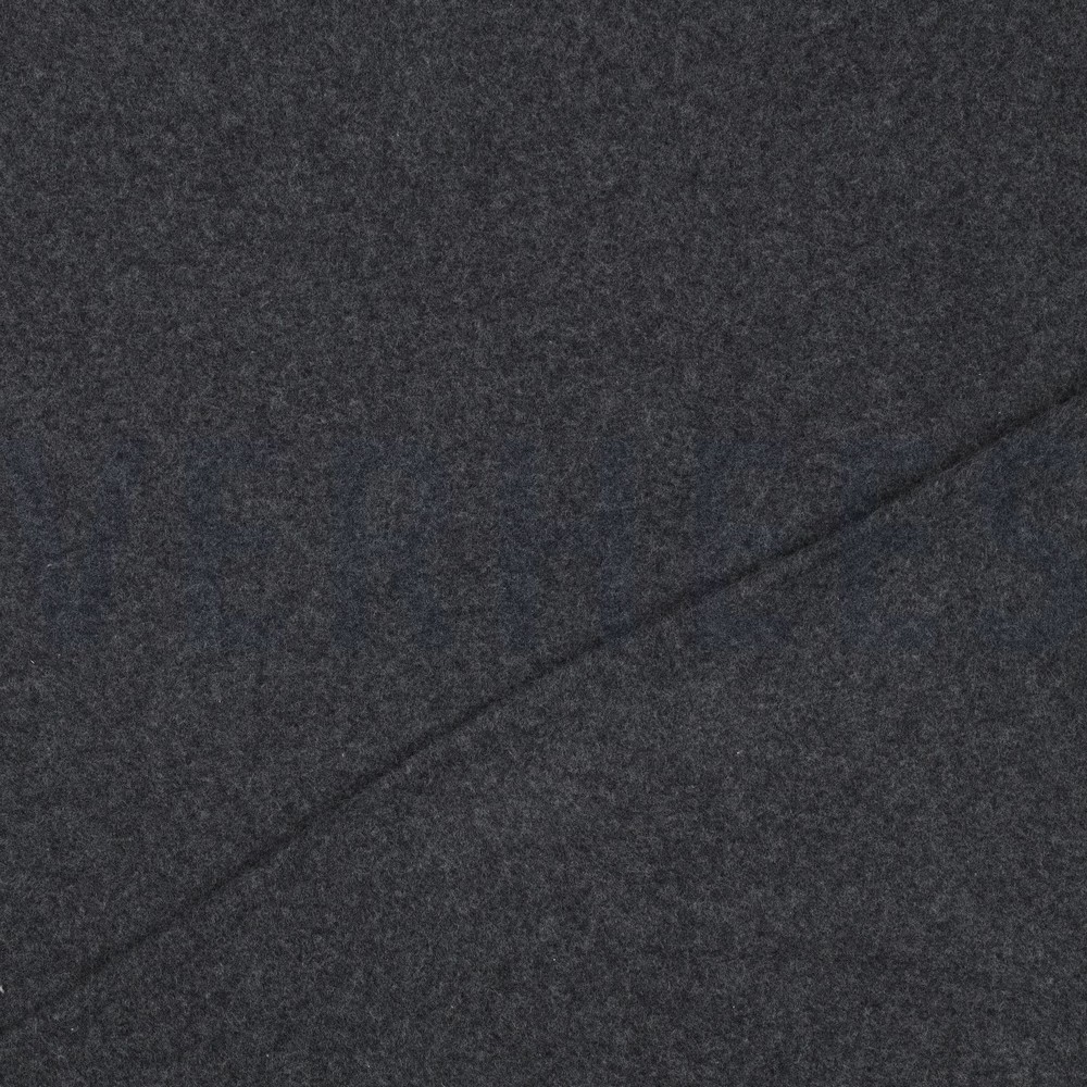 COTTON FLEECE GOTS ANTHRACITE MELANGE #7