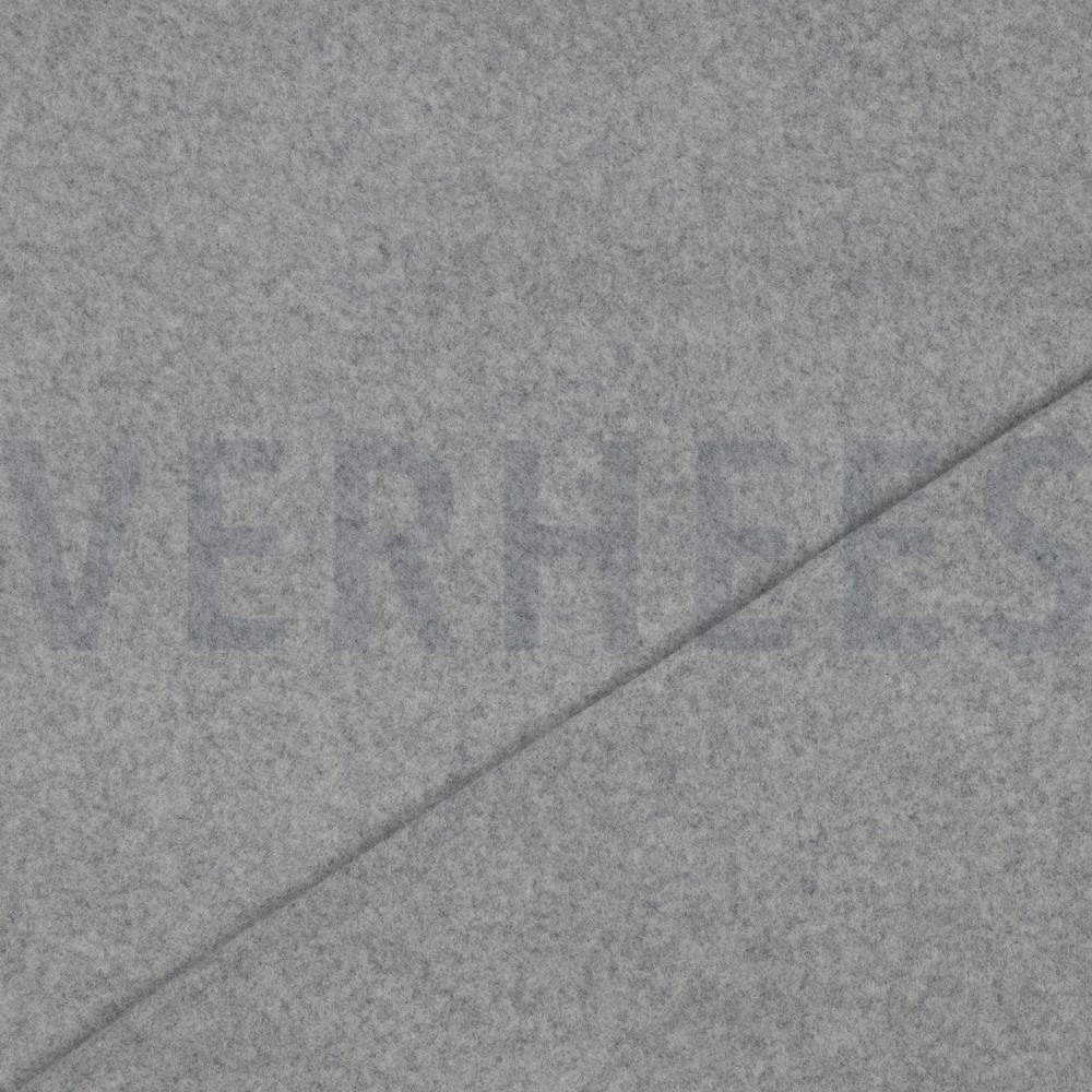 COTTON FLEECE GOTS LIGHT GREY MELANGE #7