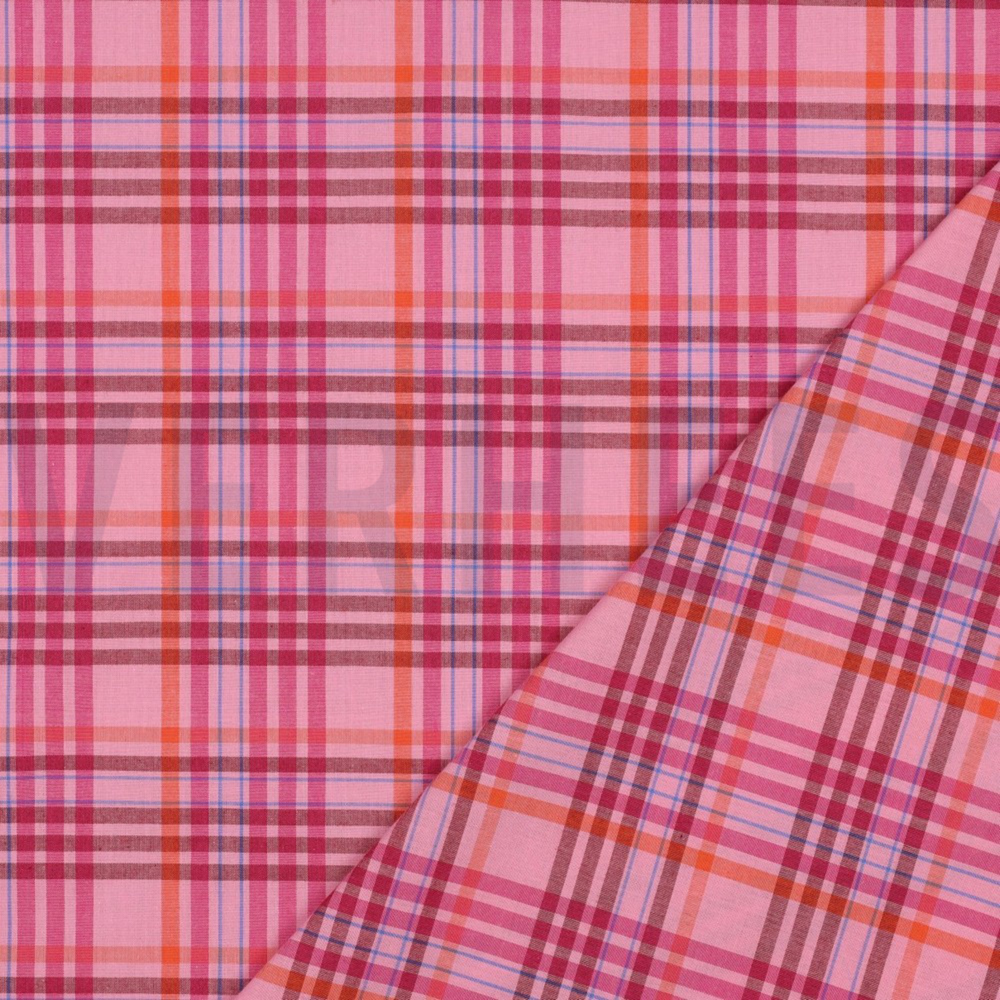 COTTON YARN DYED CHECKS LIGHT PINK (high resolution) #4