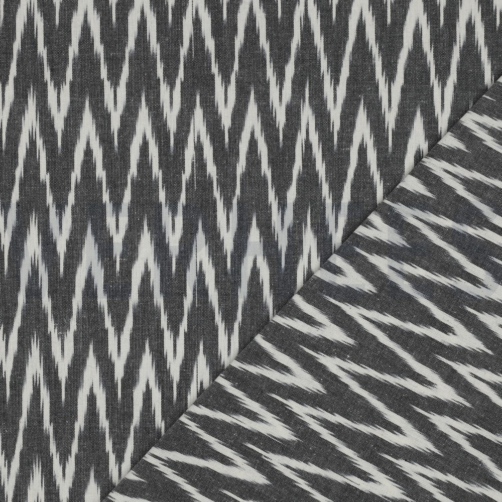 COTON IKAT GRIS #7