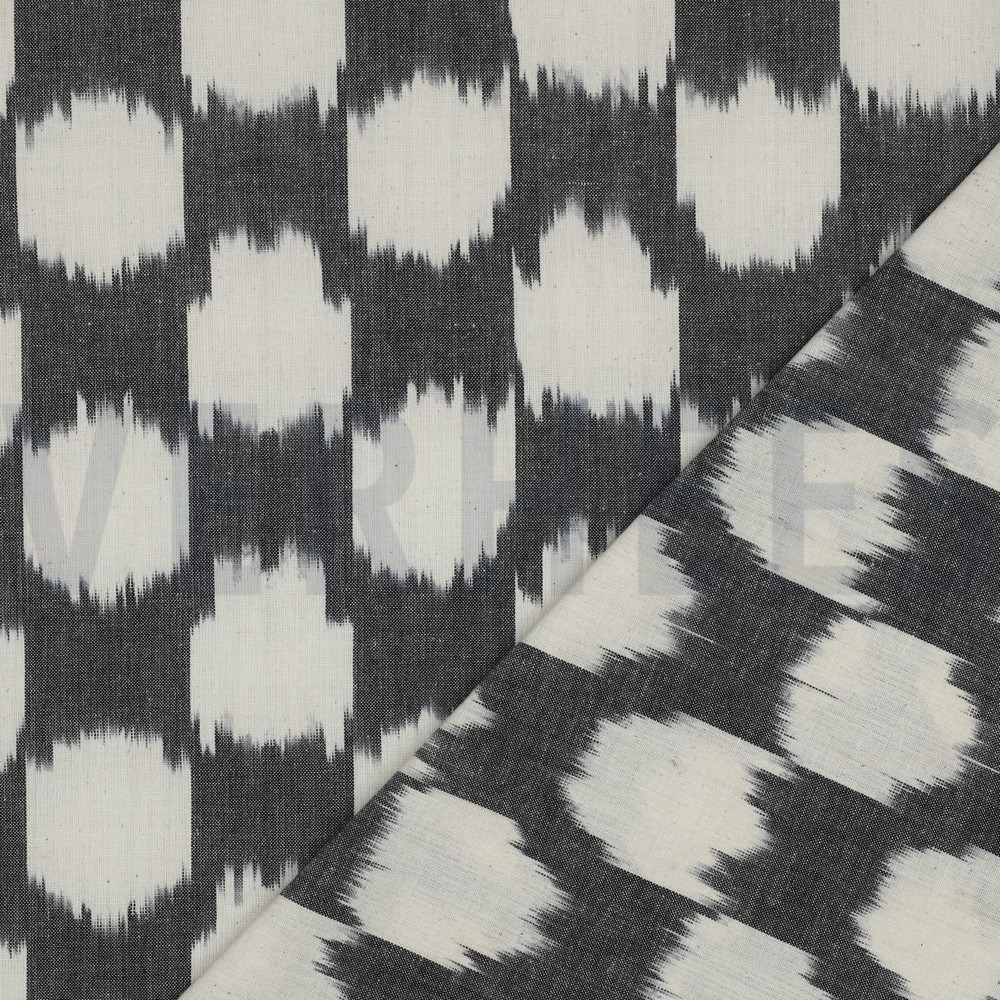 COTTON IKAT GREY #7