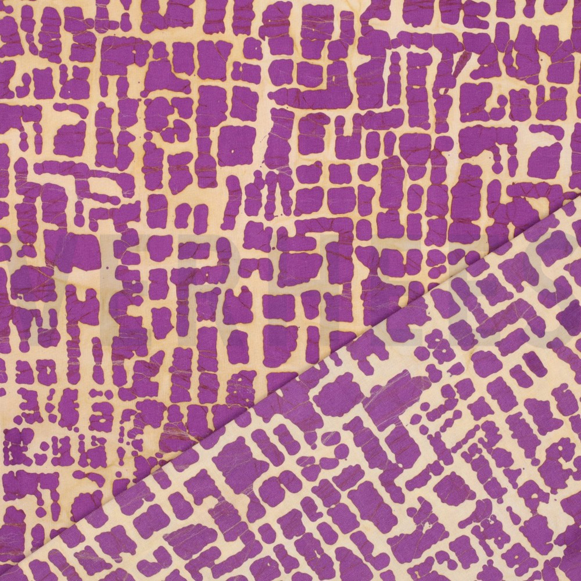 HANDGEFERTIGTE BATIK BAUMWOLLE VIOLETT (high resolution) #4