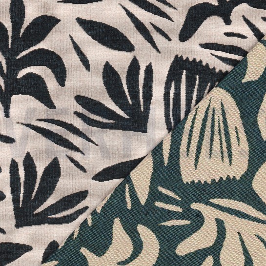 GOBELIN ABSTRACTE BLADEREN ECRU #7