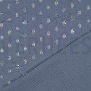 DOUBLE GAUZE FOIL SPOTS JEANS (thumbnail) #4