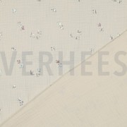 DOUBLE GAUZE FOLIE VOGELS ECRU (thumbnail) #4